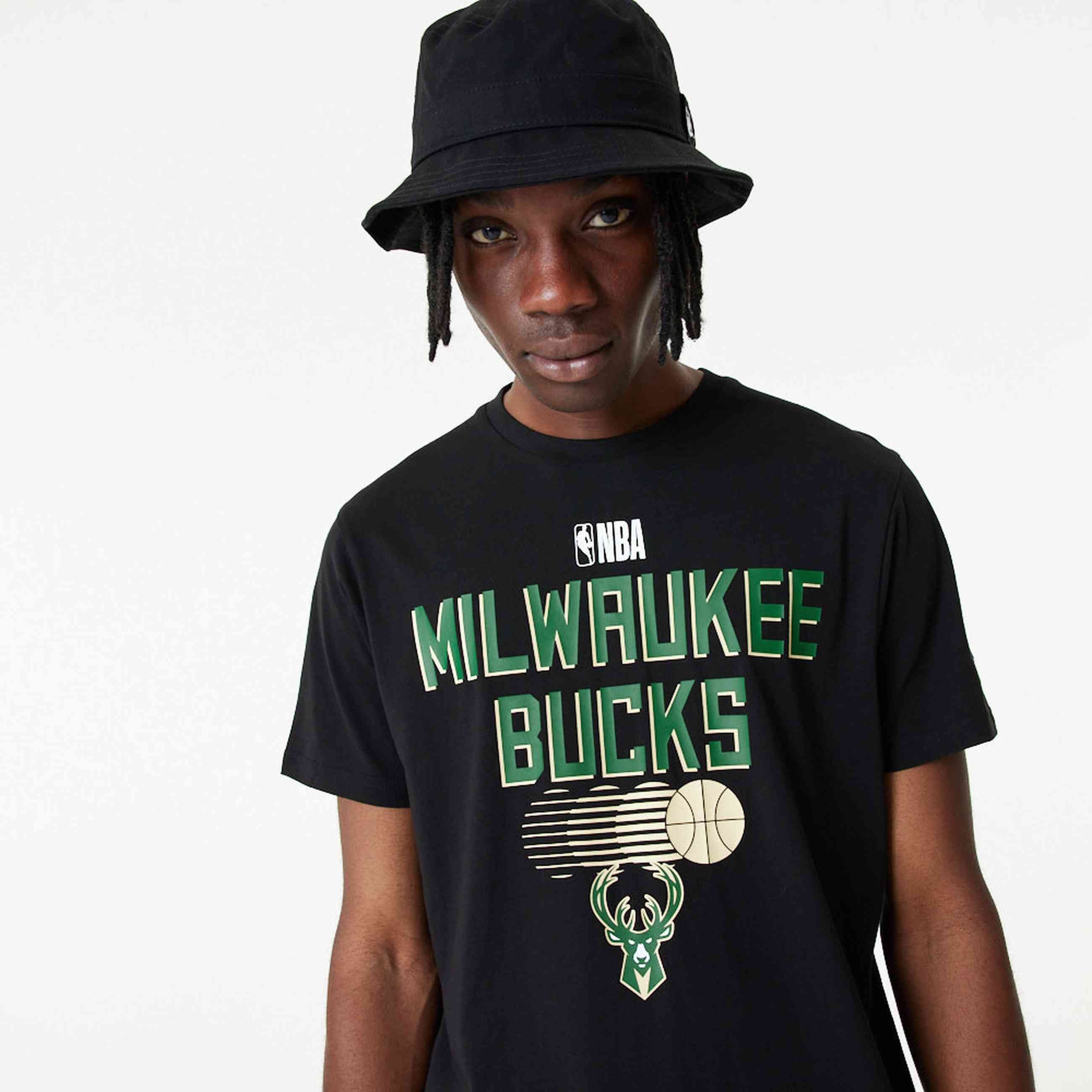 T-Shirt Team NBA Graphic Milwaukee Bucks Era New