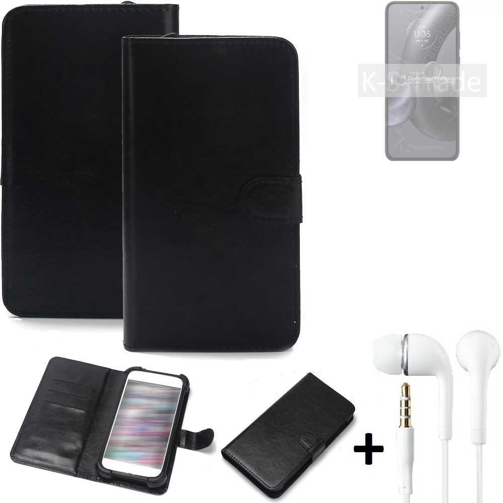 K-S-Trade Handyhülle für Motorola Edge 30 Neo, Wallet Case Handyhülle Schutzhülle Flip cover Flipstyle Tasche