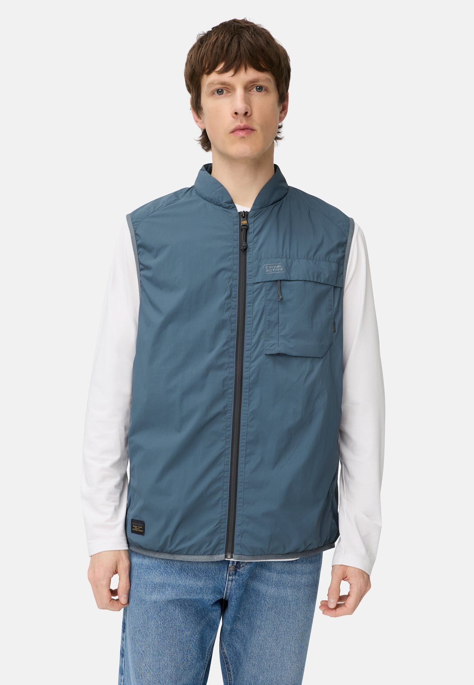 camel active Funktionsweste mit Funktionstaschen ärmellos Stehkragen Weste_ günstig online kaufen