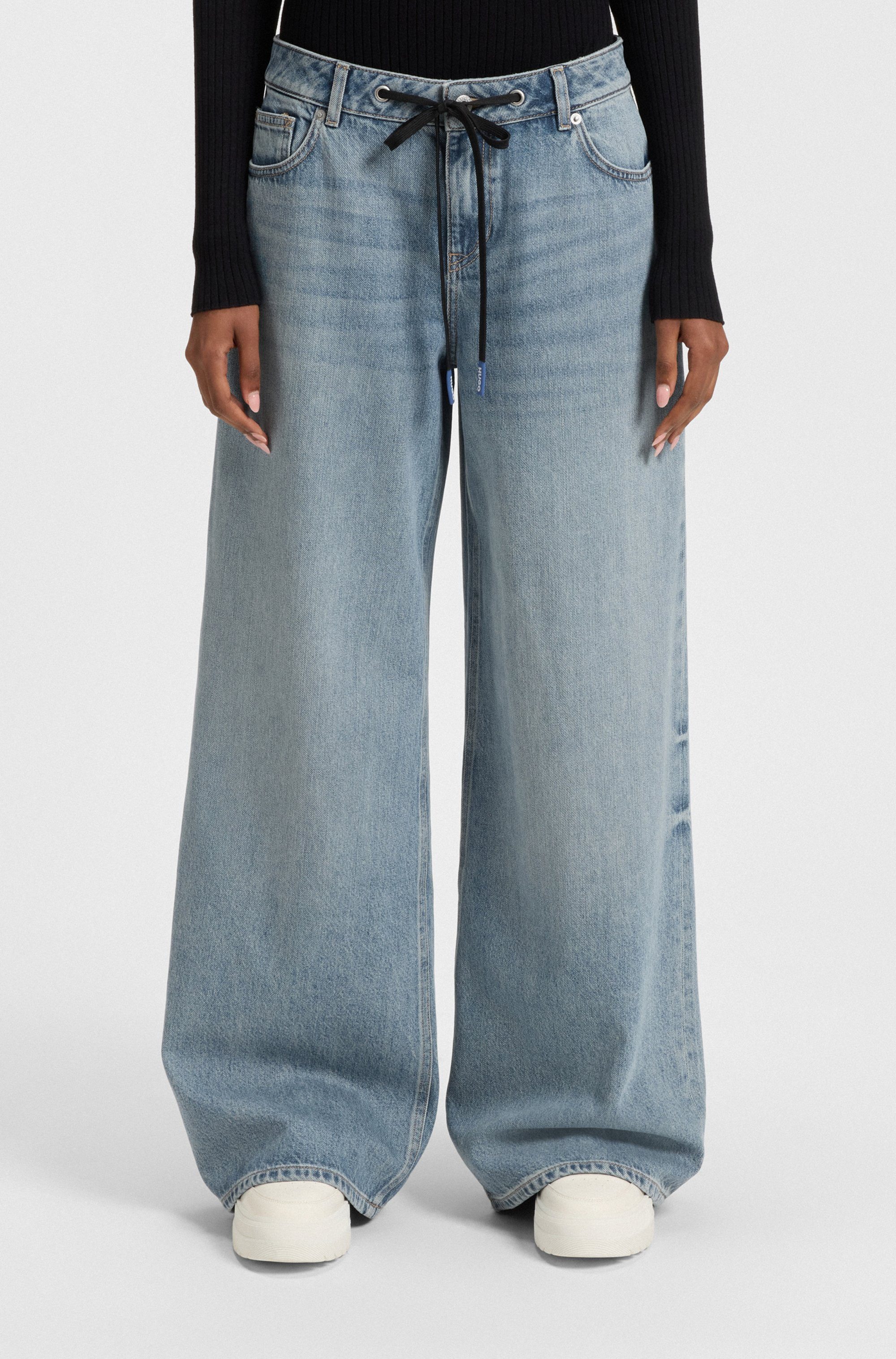 HUGO Blue Weite Jeans Gobana Baggy günstig online kaufen
