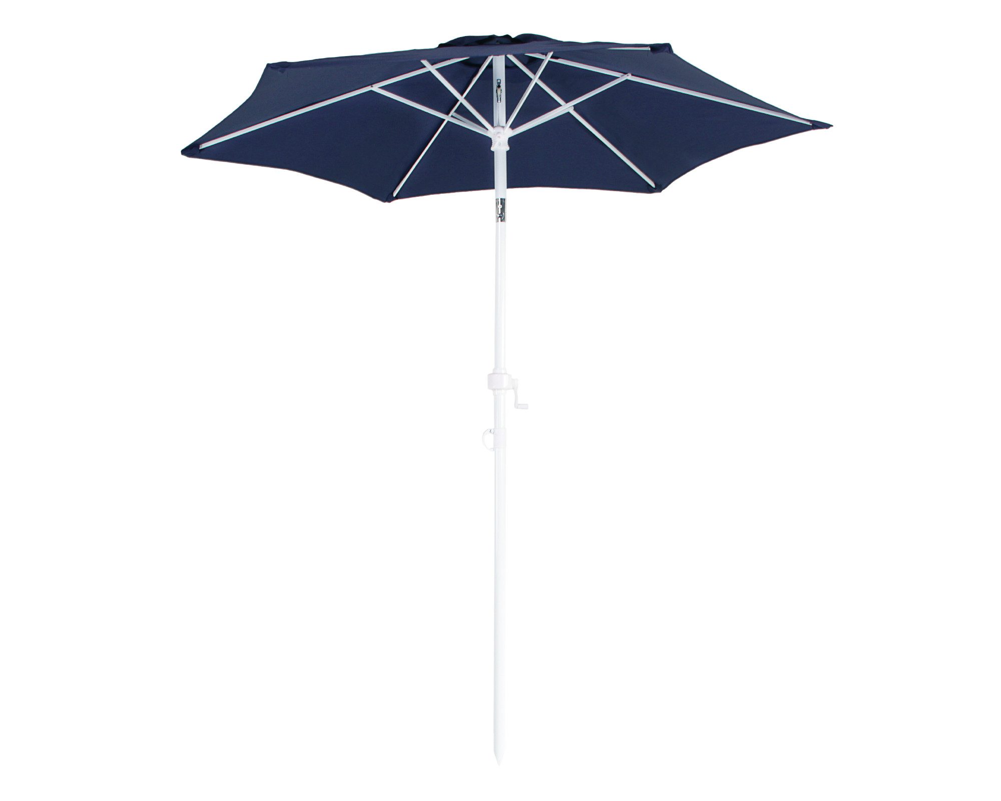 ONDIS24 Marktschirm 1,8 Meter Sonnenschutz Sonnenschirm, Knick-Gelenk, UV 50, 32 mm Rohr, 100% aus Polyester (160g/m)