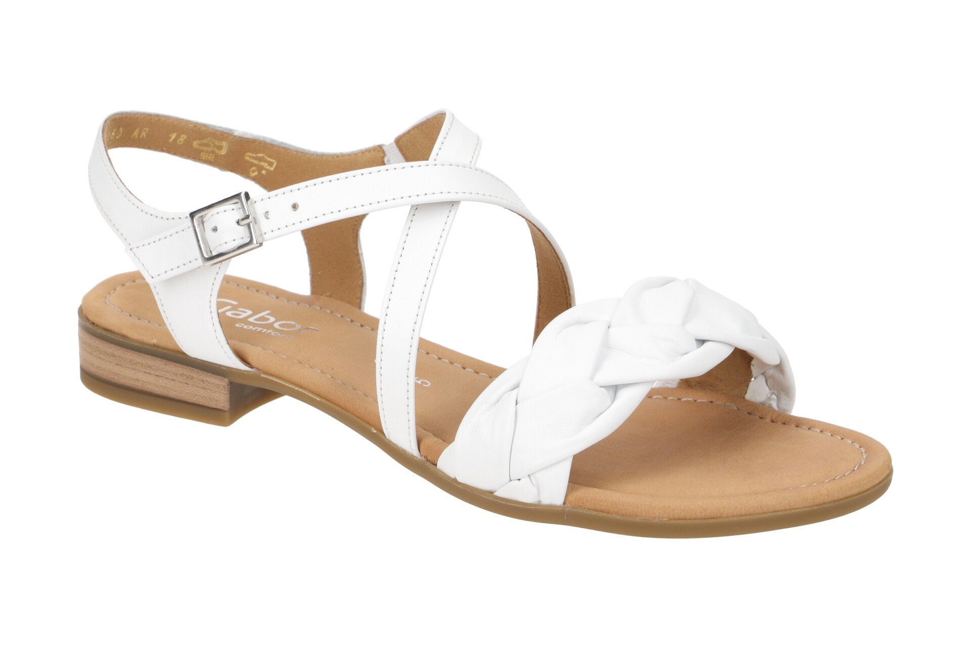 [Im Angebot zum niedrigsten Online-Preis] Gabor 22.796.50 Sandalette weiss