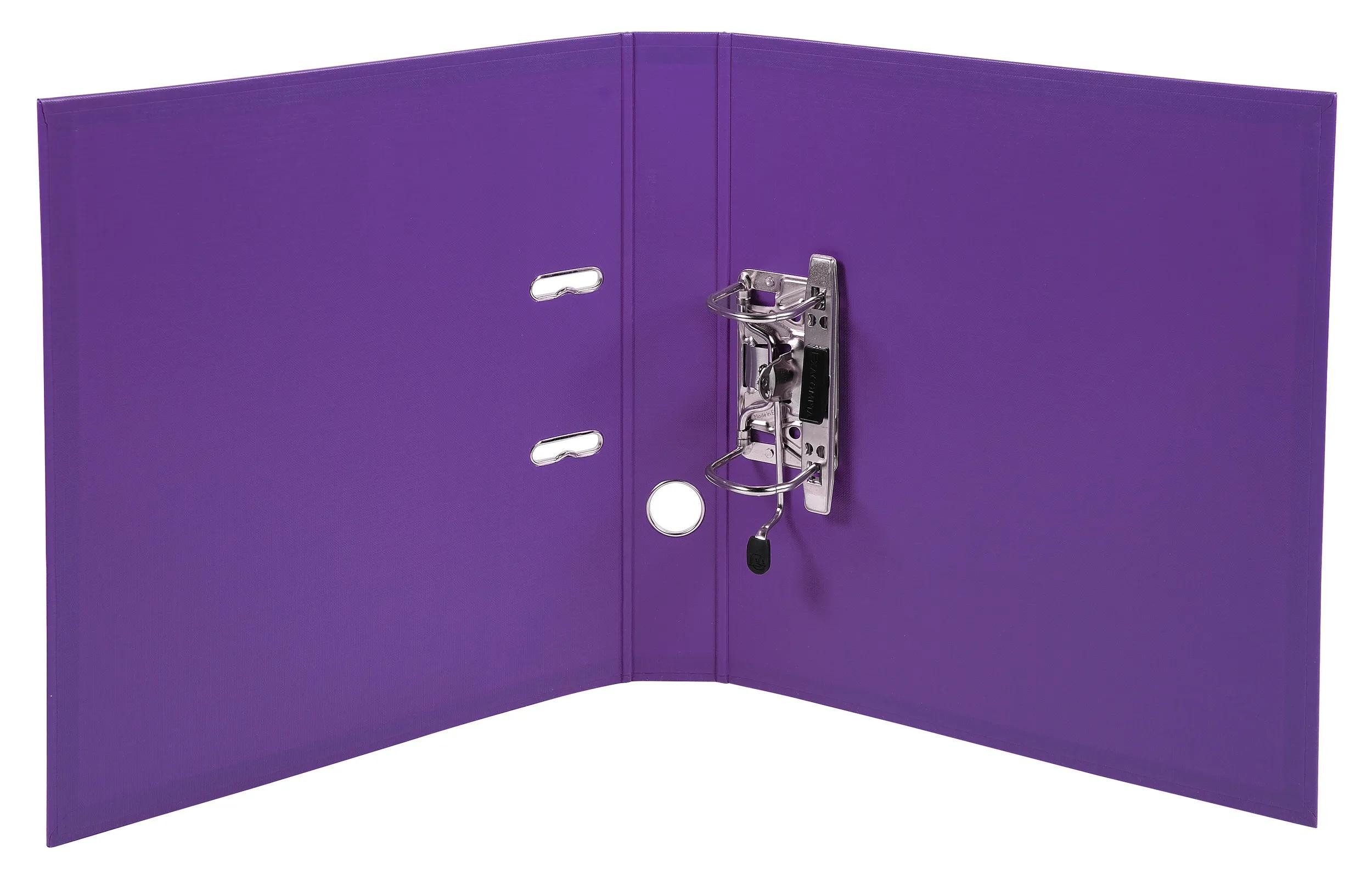 EXACOMPTA Aktenordner 10x Ordner Prem'Touch PVC, Rücken 50mm, 32x29cm A4 Maxi, Lila, 53557E, Ordner Kunststoff