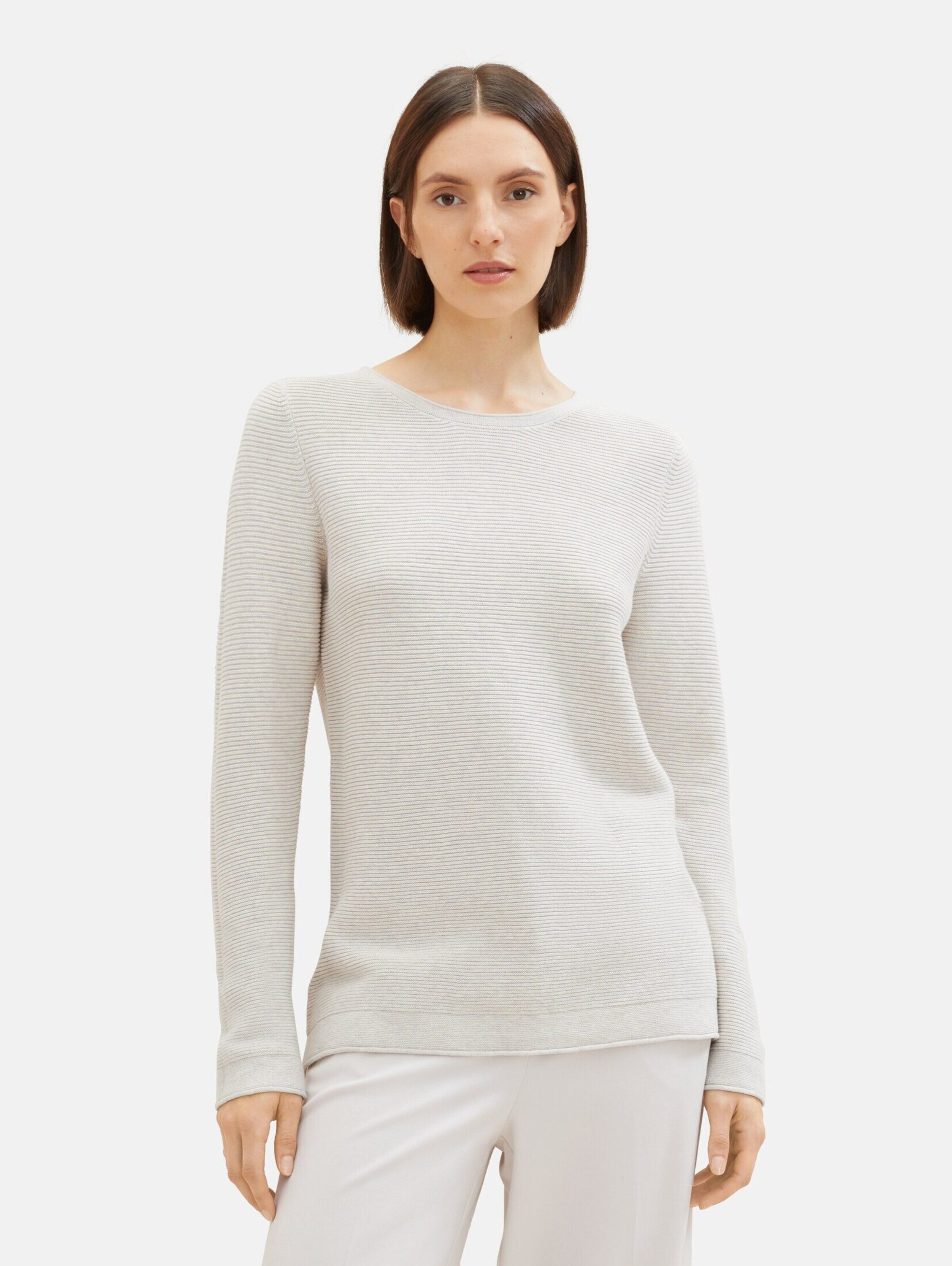 TOM TAILOR Strickpullover (1-tlg) Plain/ohne Details günstig online kaufen