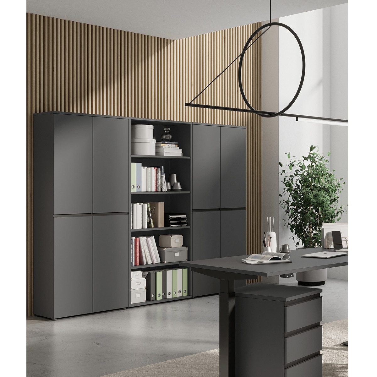 GERMANIA Büromöbel-Set Lemont, (3-tlg), Set bestehend aus 2 Aktenschränke 4 günstig online kaufen