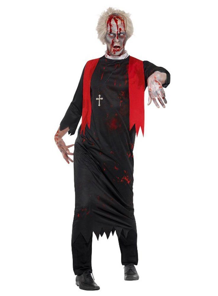 Smiffys Zombie-Kostüm Zombie Pfarrer