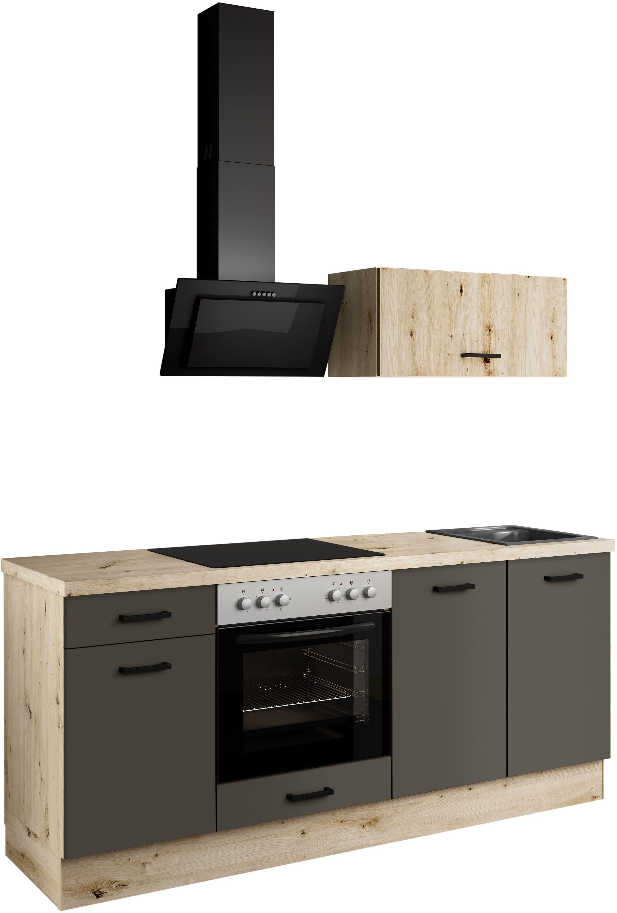 IMPULS KÜCHEN Küchenzeile "Lissabon", Ausrichtung wählbar, Schubkästen mit günstig online kaufen