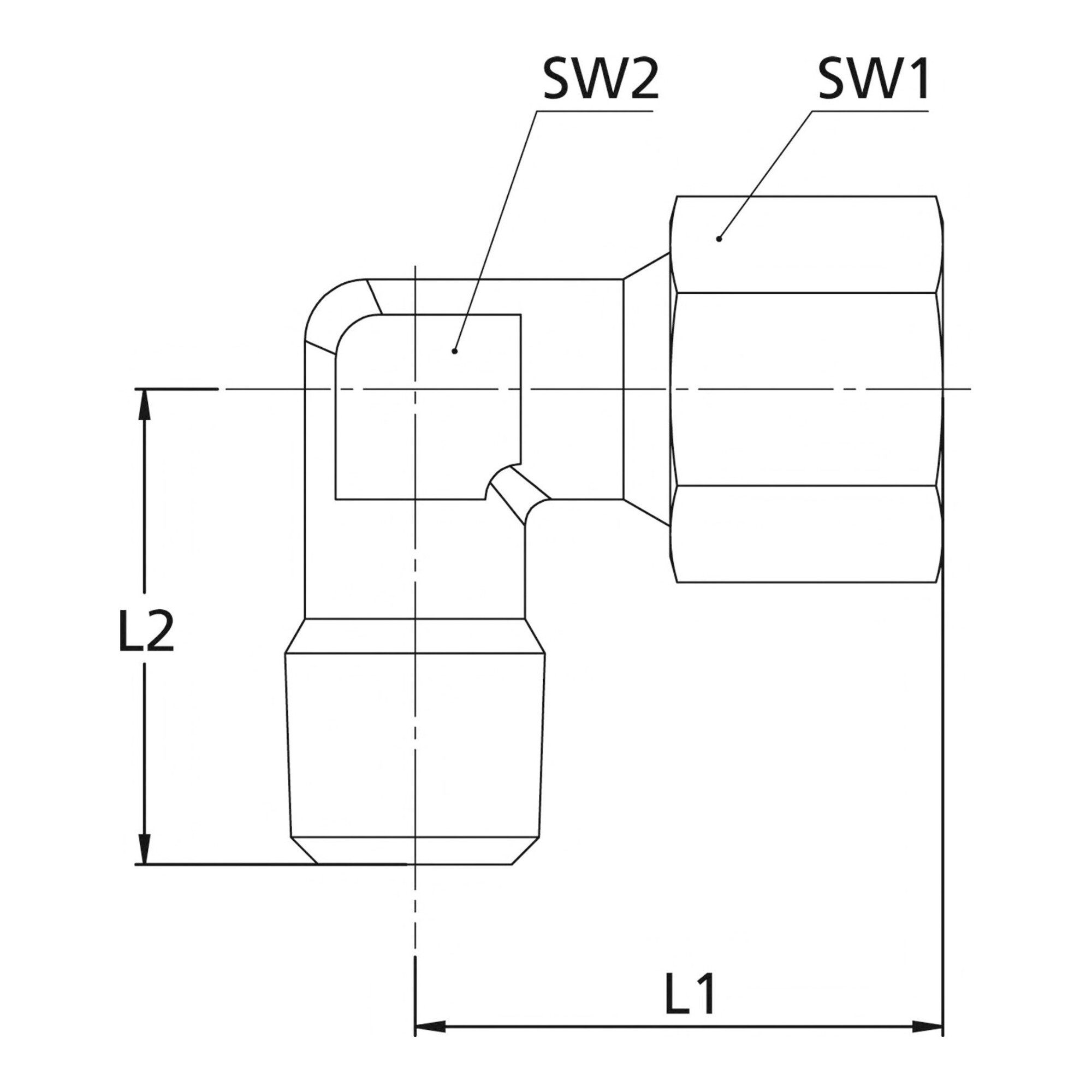 RIEGLER Heizgerät Riegler Winkel-Einschraubverschraubung, NPT 1/8 a., Rohr-Ã˜ 8, Stahl v