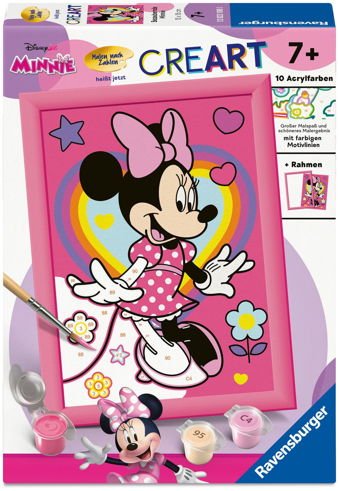 Ravensburger Malen nach Zahlen CreArt, Bezaubernde Minnie, Made in Europe