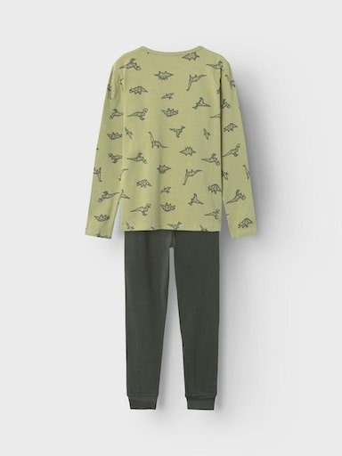 Name It Schlafanzug NKMNIGHTSET NOOS DINO 2 (Set, SAGE tlg)