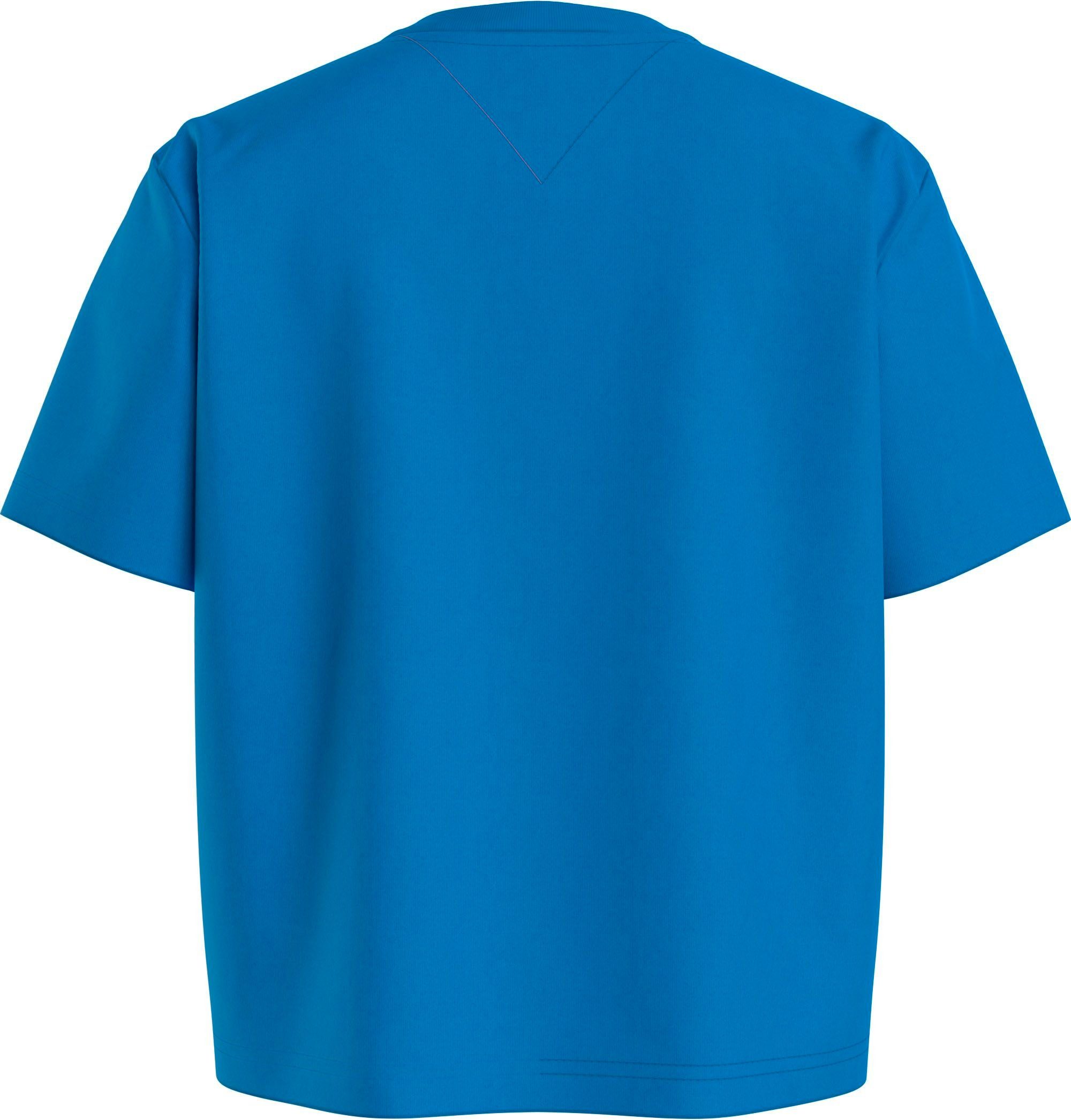 LINEAR TJW Linear Tommy Logoschriftzug Tommy Kurzarmshirt mit CLS SERIF Jeans Jeans blau TEE