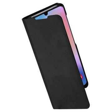 Hama Smartphone-Hülle Booklet für Samsung Galaxy A34 5G aus resistentem Kunstleder, schwarz, Standfunktion und Einsteckfach mit Fingeröffnung