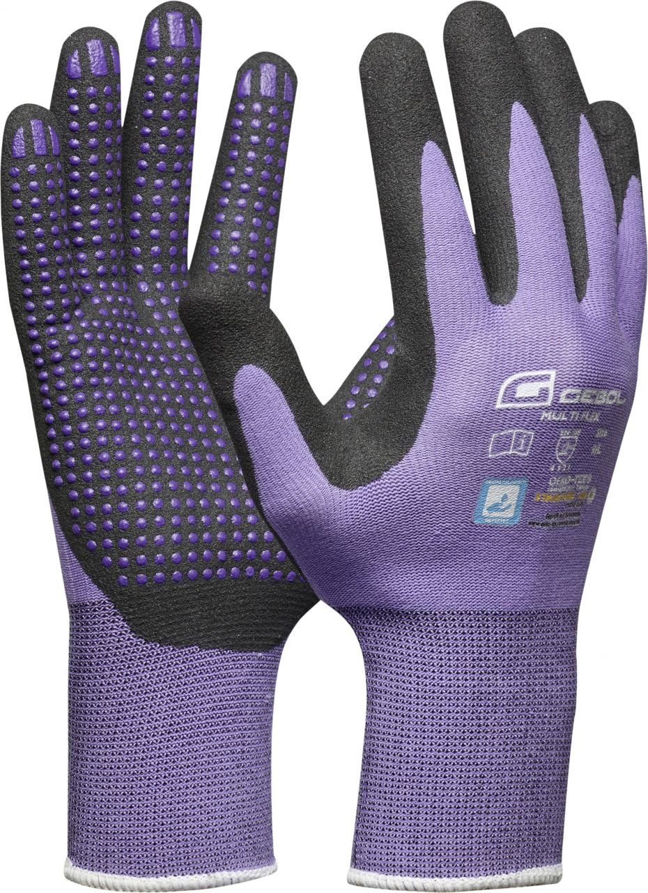 Gebol Arbeitshandschuhe Gebol Handschuh Multi Flex Lady lila | Handschuhe