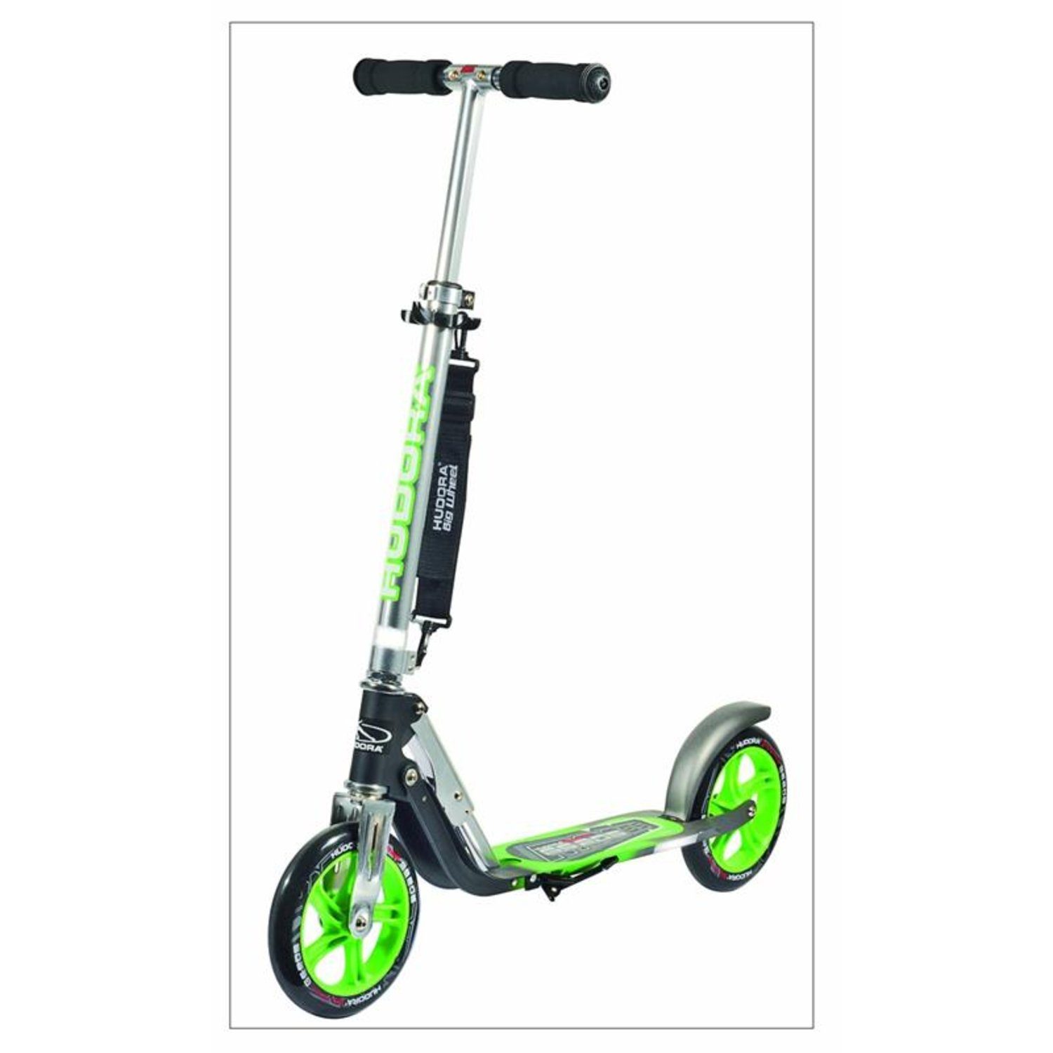 Hudora Scooter 14492 14695/02 2er GS Kabelschloss 205, + grau/grün BigWheel® Set