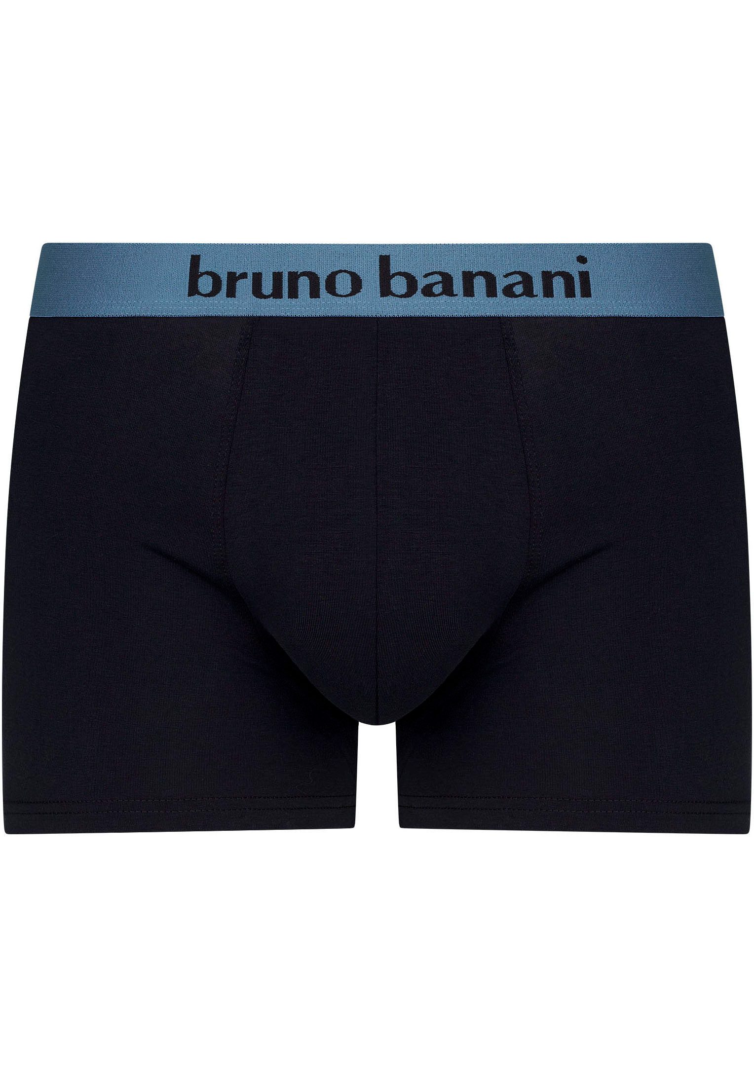 Bruno Banani Boxershorts FLOWING (2er Pack) mit kontrastfarbenem Bündchen günstig online kaufen
