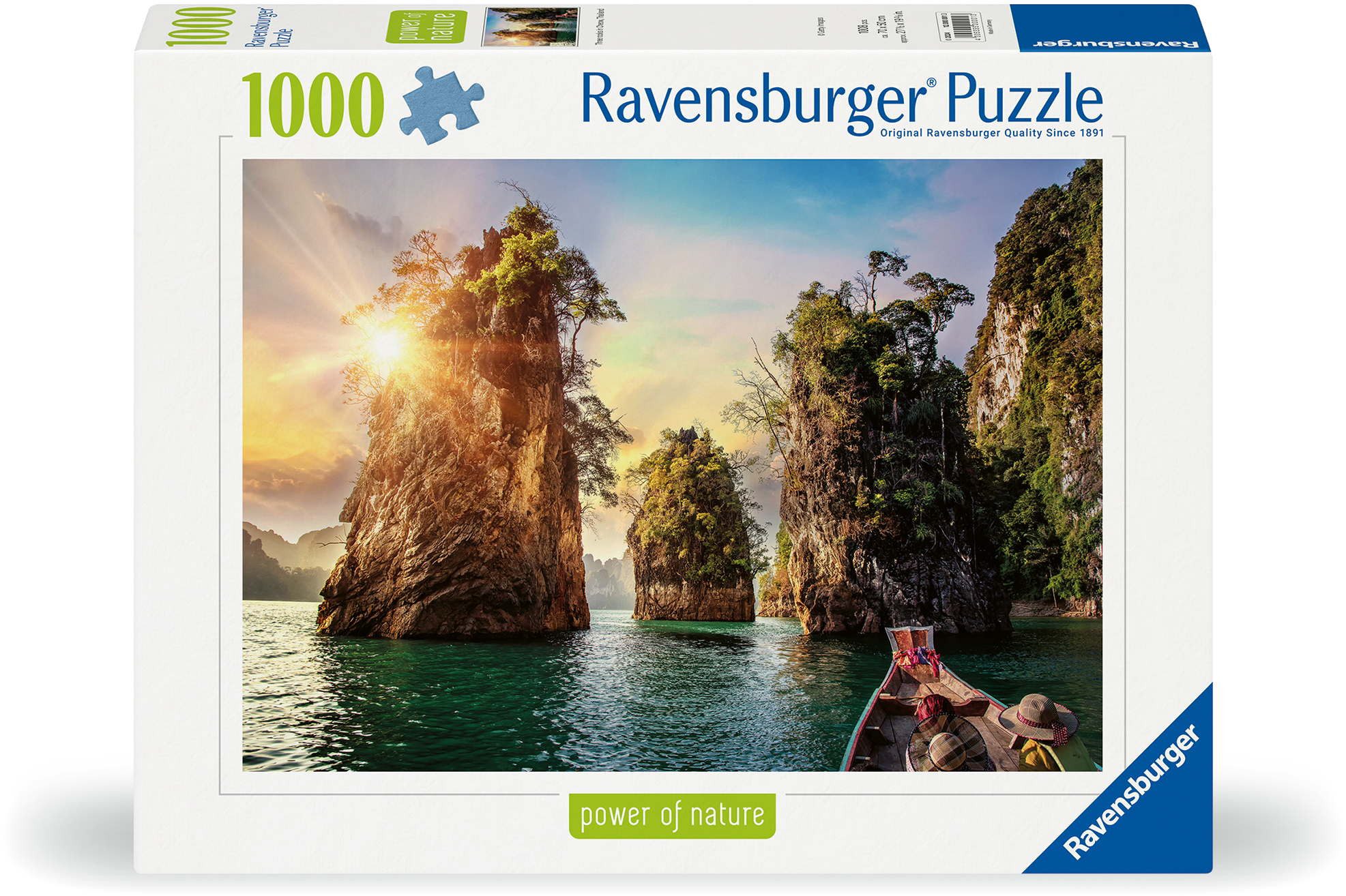 Ravensburger Puzzle 1000 Teile Puzzle Power of Nature Three rocks in Cheow 12000001, 1000 Puzzleteile