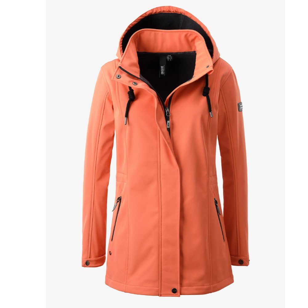 Neeke Hardshelljacke Innenseite - mit coralle Linea 3 Primero wasserdichte LPO Softshelljacke Lagen Fleece