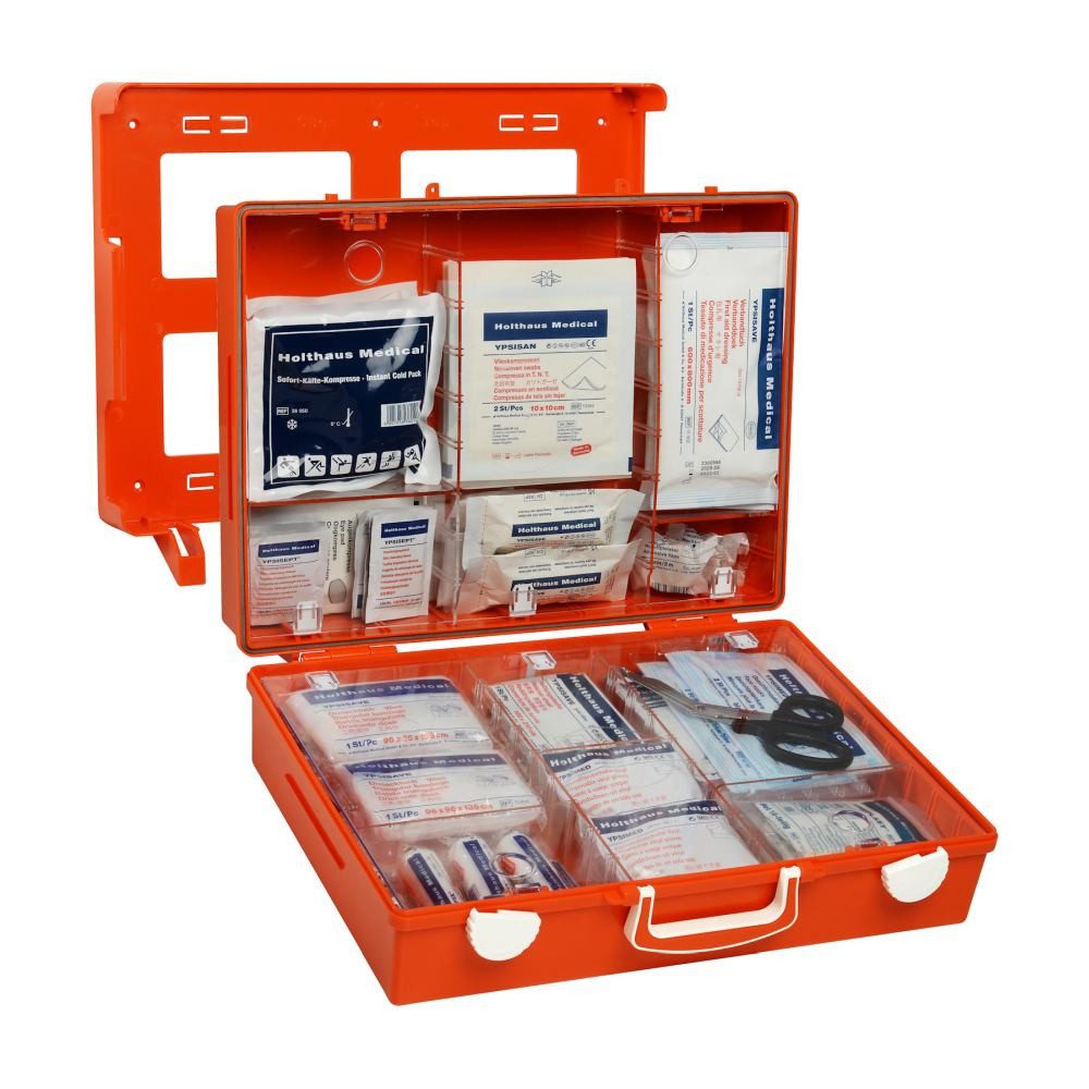 Holthaus Medical Erste-Hilfe-Koffer Holthaus Erste-Hilfe-Koffer MULTI, DIN 13169, orange