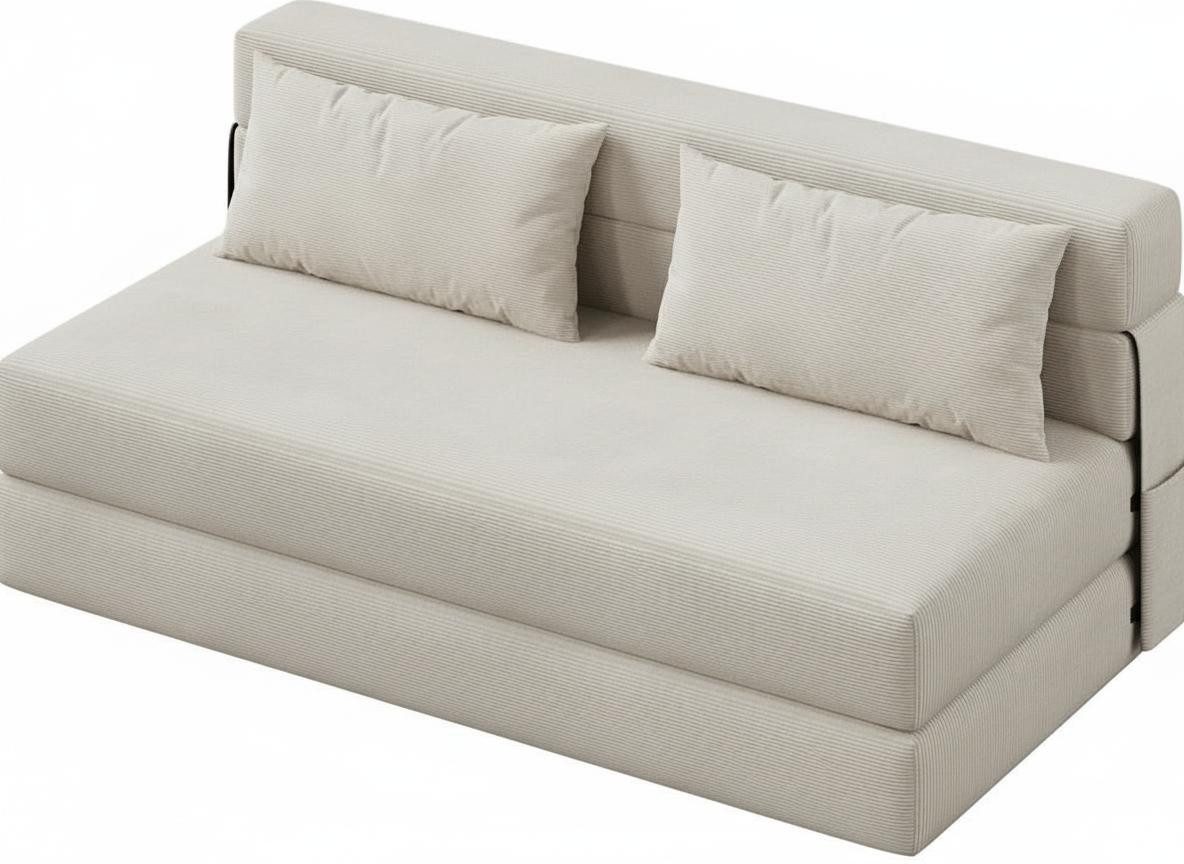 GarveeMore Schlafsofa mit Kissen,ausklappbares Zweisitzer-Sofa,umwandelbare günstig online kaufen