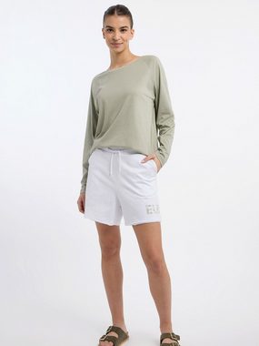 Elbsand Rundhalsshirt Longsleeve Tira Khaki