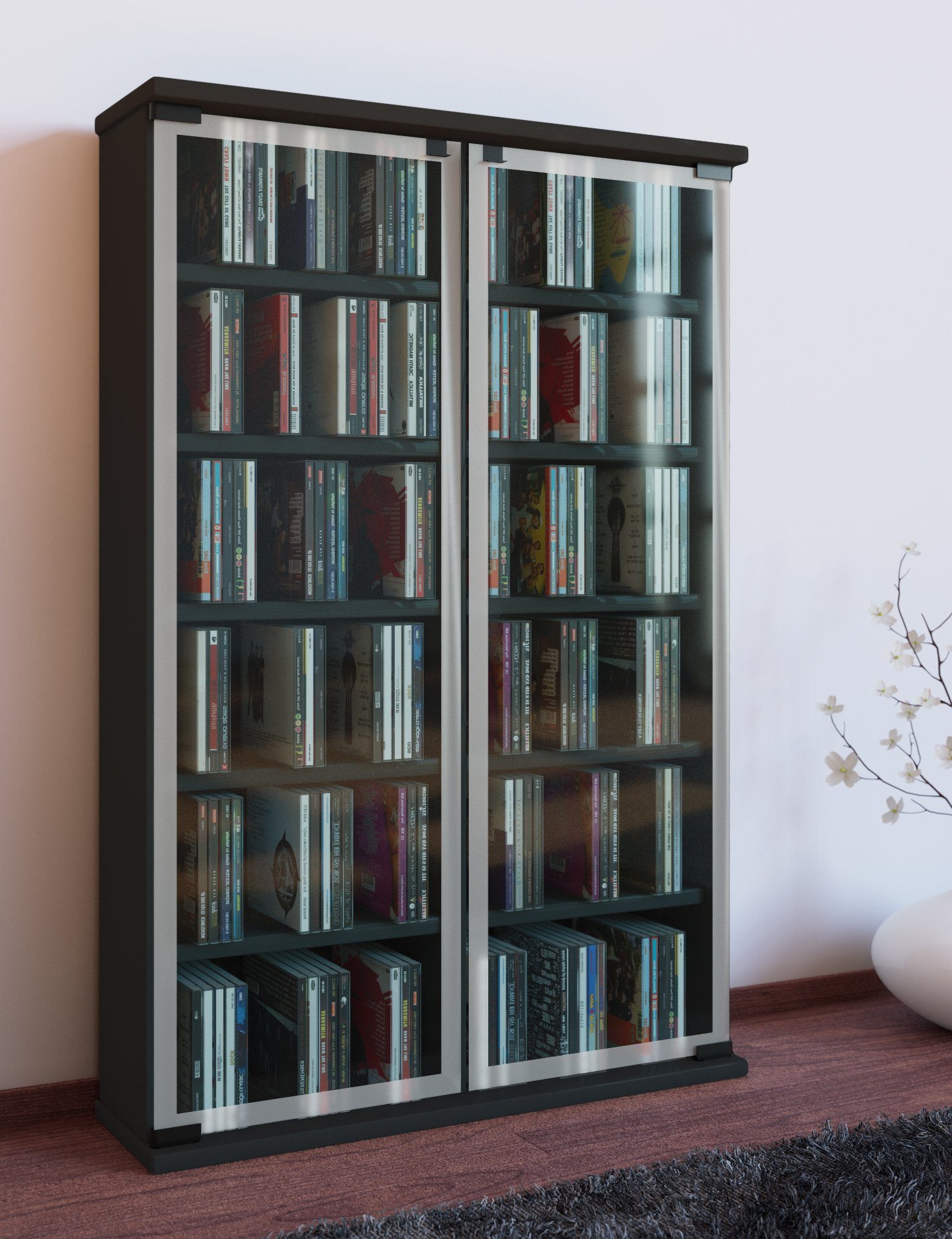 VCM CD-Regal Holz CD DVD Stand günstig online kaufen