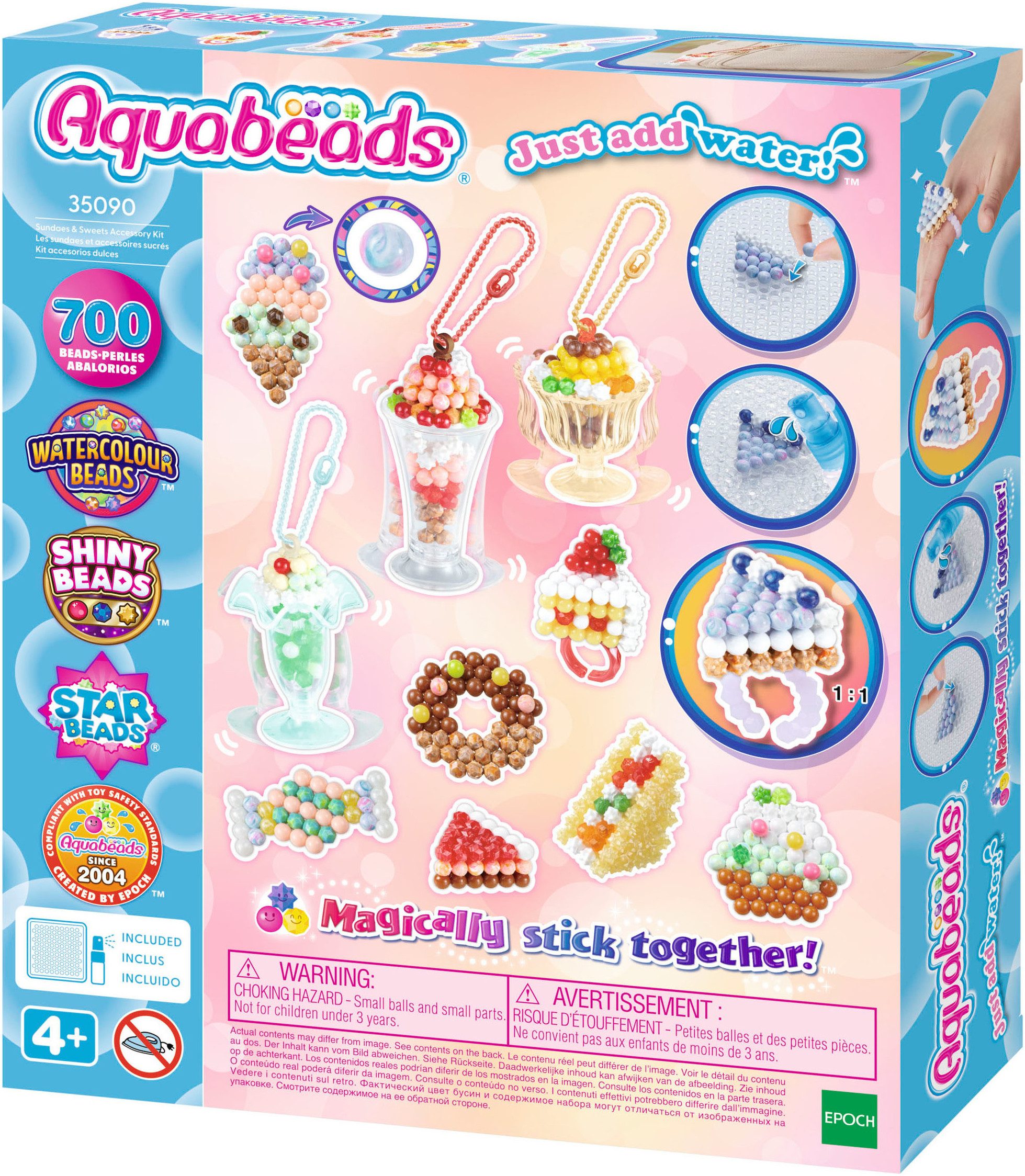 Aquabeads Kreativset Süßigkeiten Anhänger Bastelset