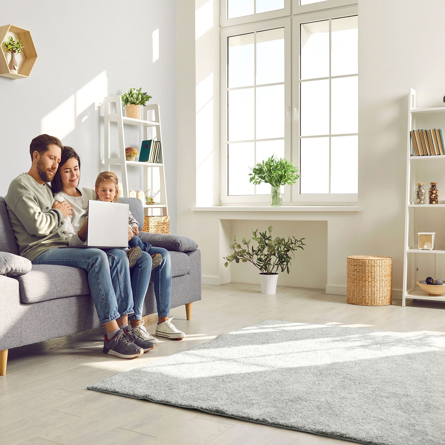 Vimoda Teppich Teppich Wohnzimmer Kurzflor, Rechteckig, günstig online kaufen