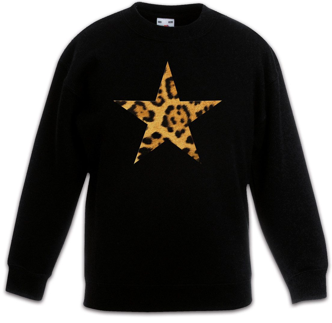 Sweatshirt Rockabella Star I Kinderpullover Tattoo Nautical Rockabilly Leopard