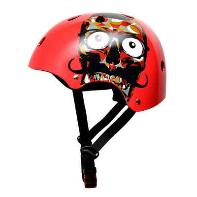 Skullcap Fahrradhelm RED SKULL S
