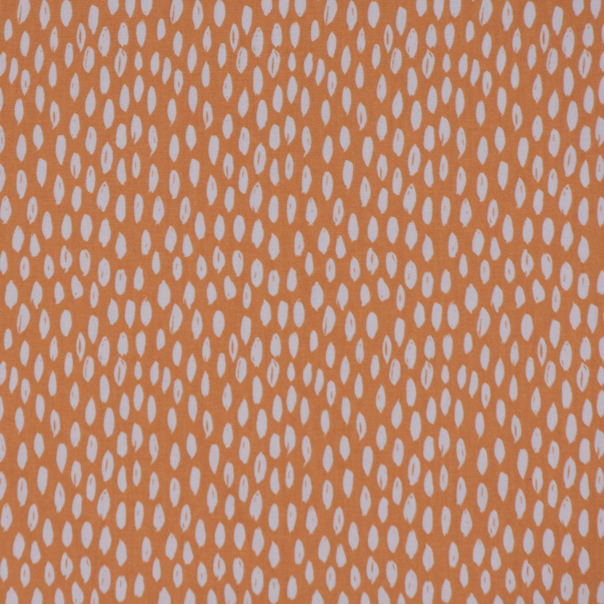 LEBEN., Bayside St), orange vorgewaschen Pinselstriche Tupfen 245cm, handmade, SCHÖNER made Vorhang in Vorhang Germany, Baumwolle, weiß (1 LEBEN. Smokband blickdicht, SCHÖNER
