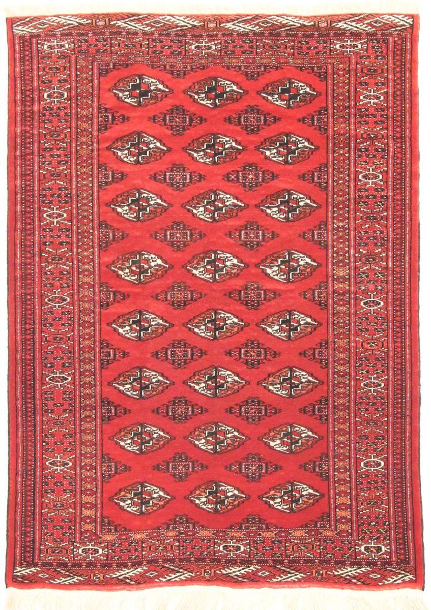 Orientteppich Turkaman 124x175 Handgeknüpfter Orientteppich / Perserteppich, Nain Trading, rechteckig, Höhe: 5 mm