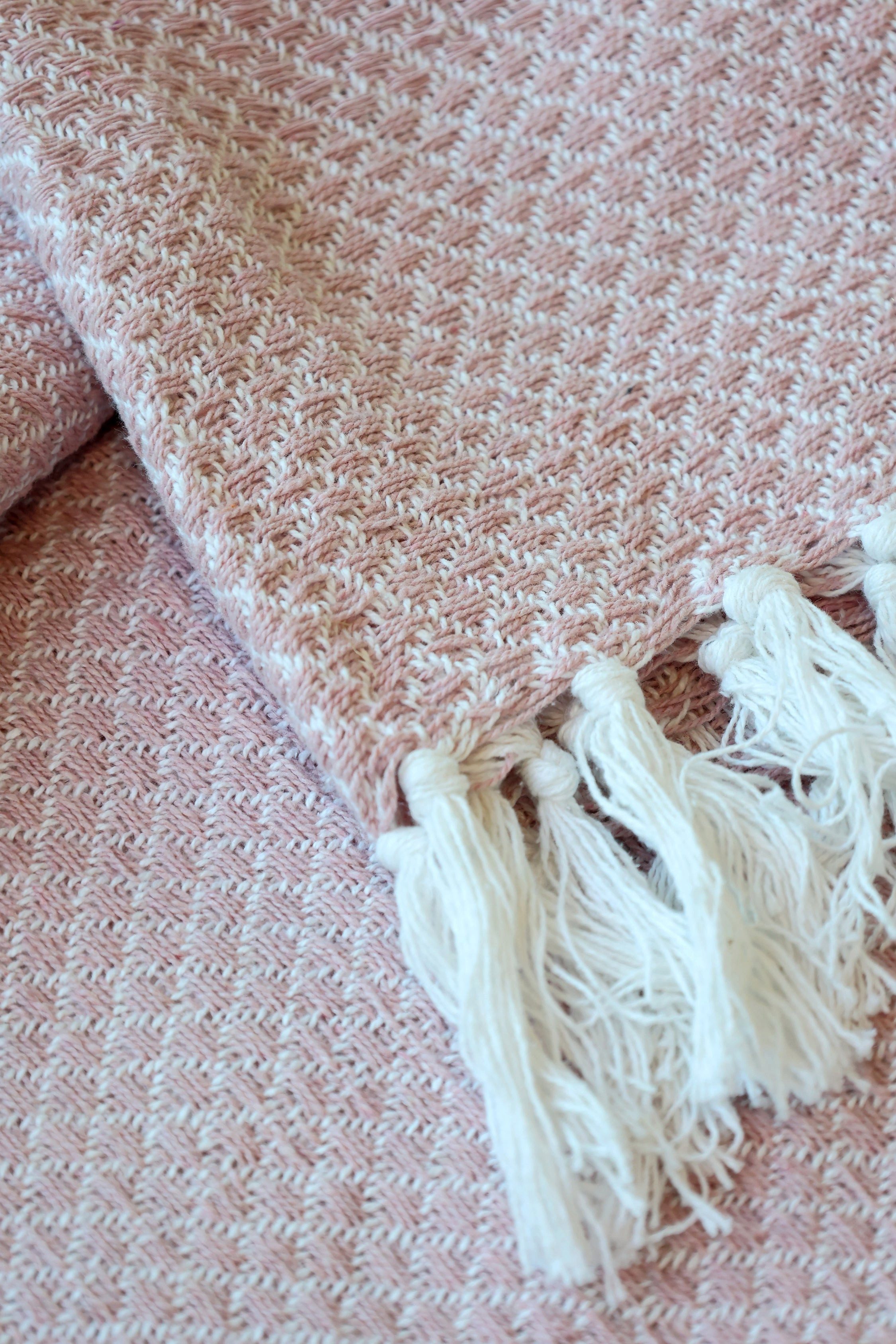 Plaid Chic Antique Aix Plaid Garnüberschuss Rosa, Chic Antique