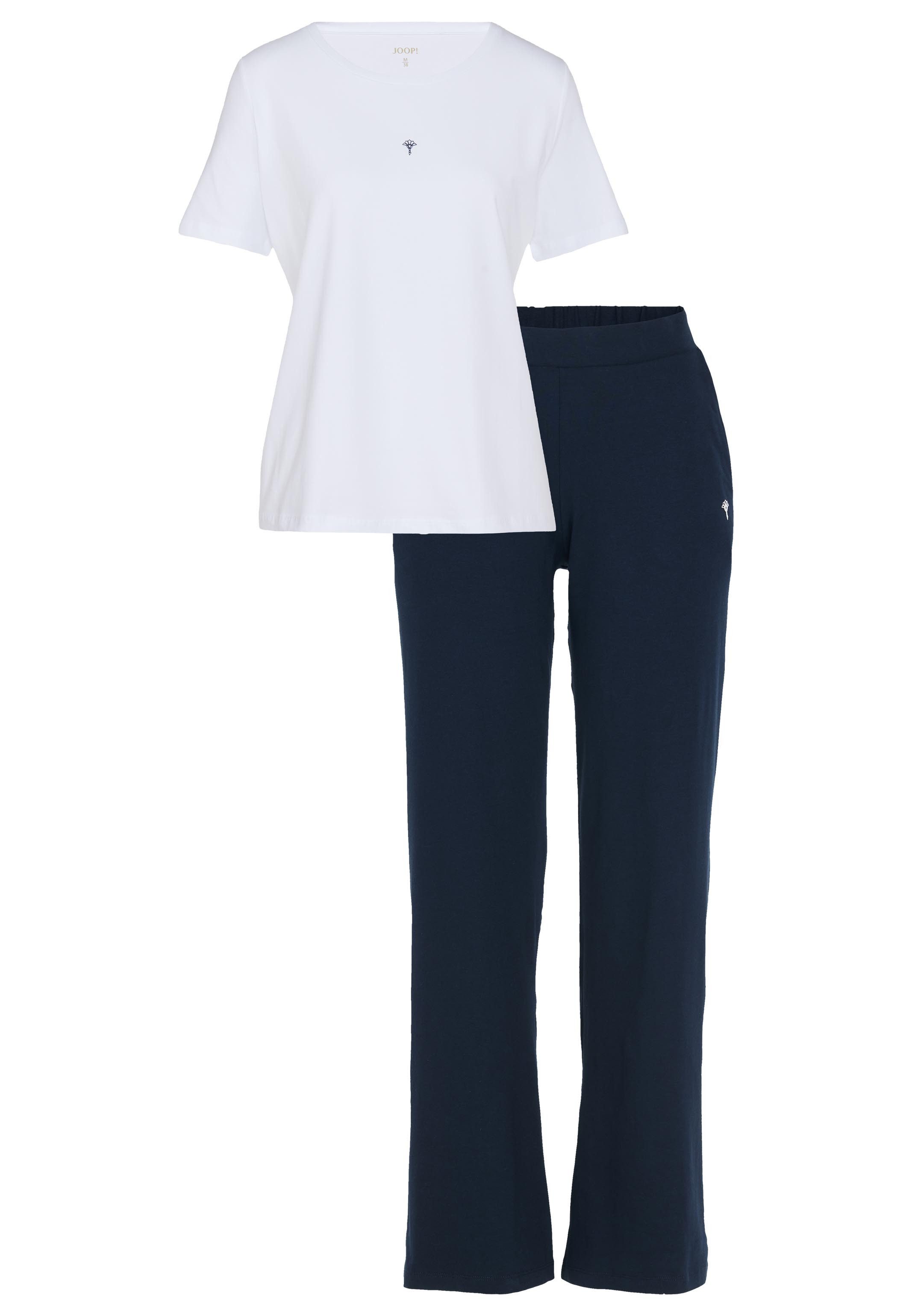 JOOP! Pyjama Cosy (Set, 2 tlg) Schlafanzug - Baumwolle - Atmungsaktiv