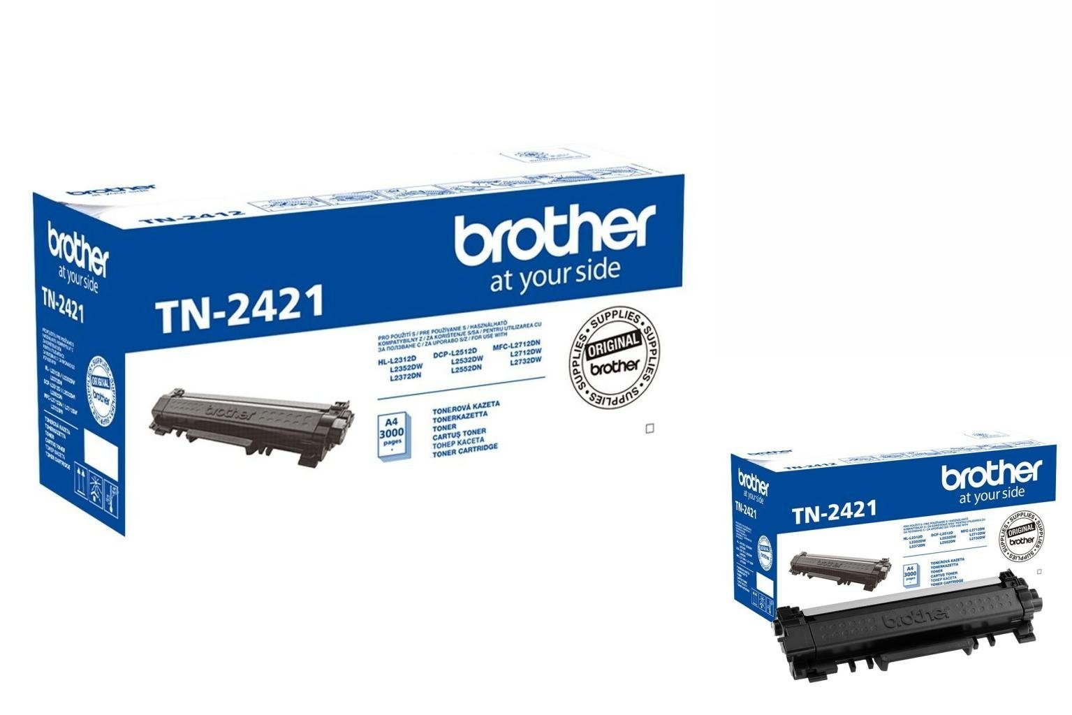 Brother Toner Brother TN-2421 Schwarz Tintenpatrone