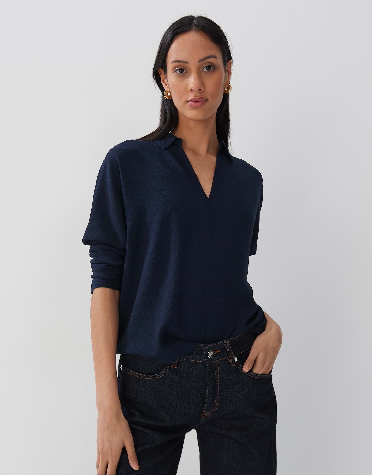 someday Poloshirt Poloshirt KIBY Loose aus günstig online kaufen