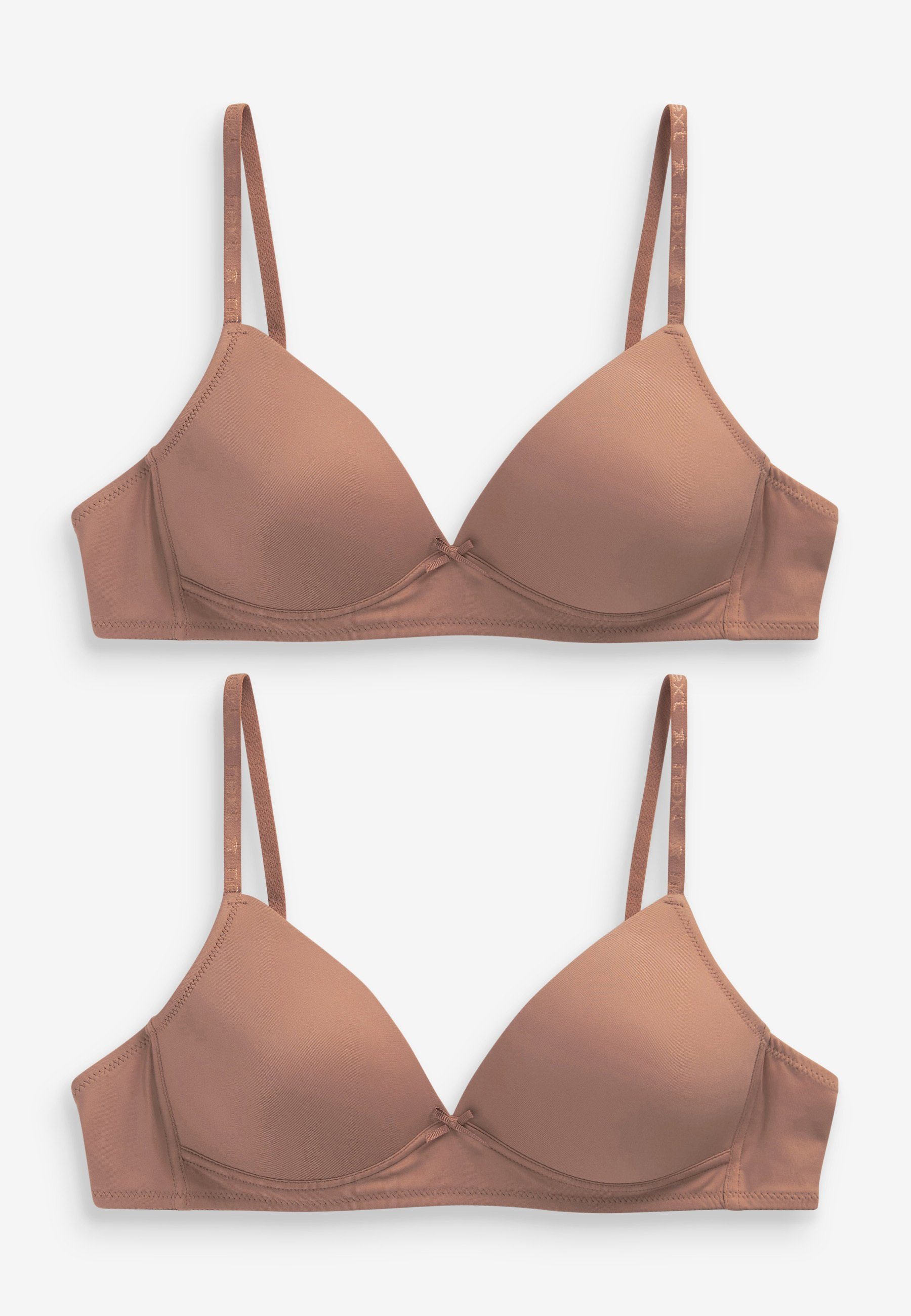 Next Beige (2-tlg) Praline Teenie-BH