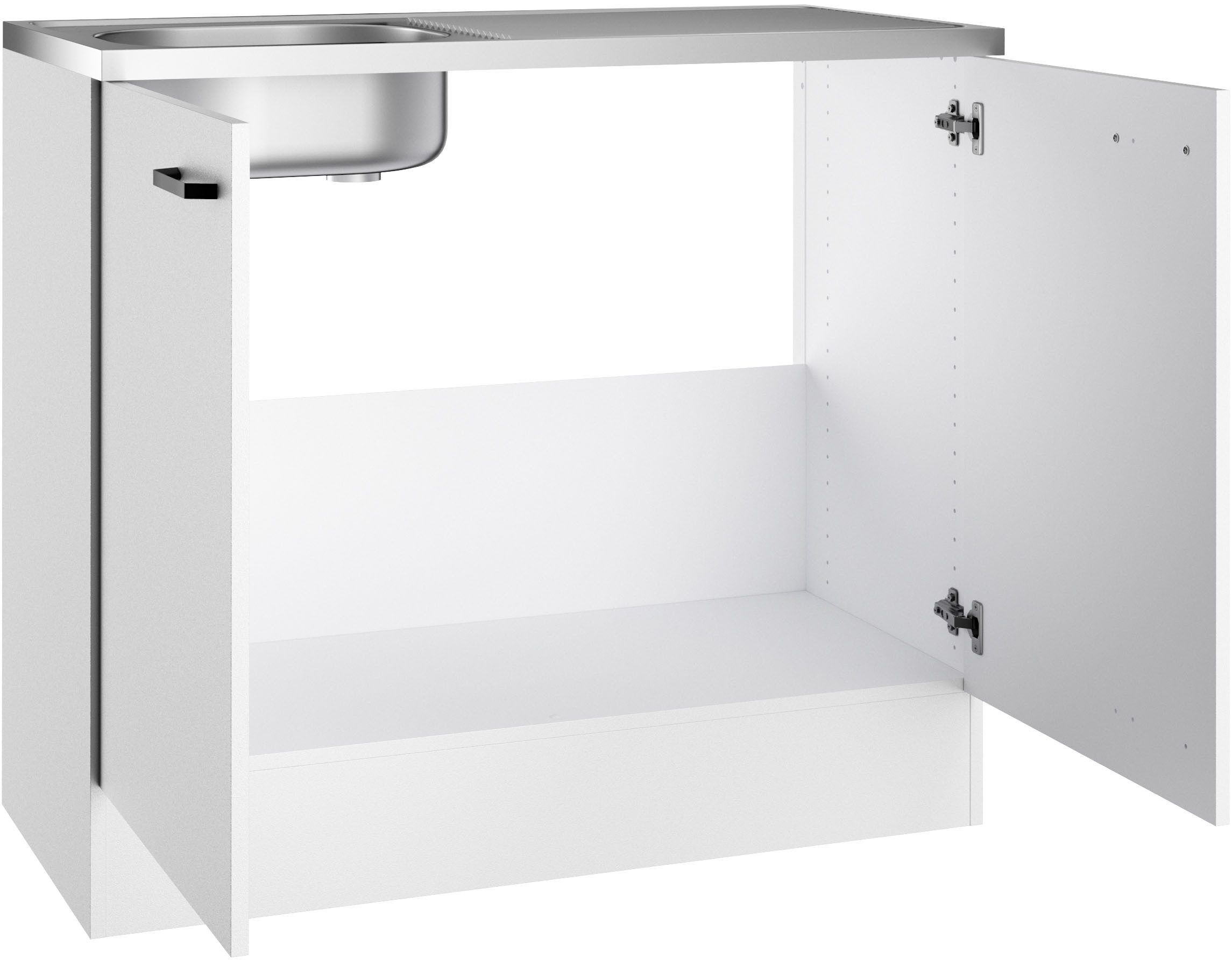 OPTIFIT Spülenschrank OPTImulti Breite 100 cm, Tiefe 50 cm, mit Spülenauflage