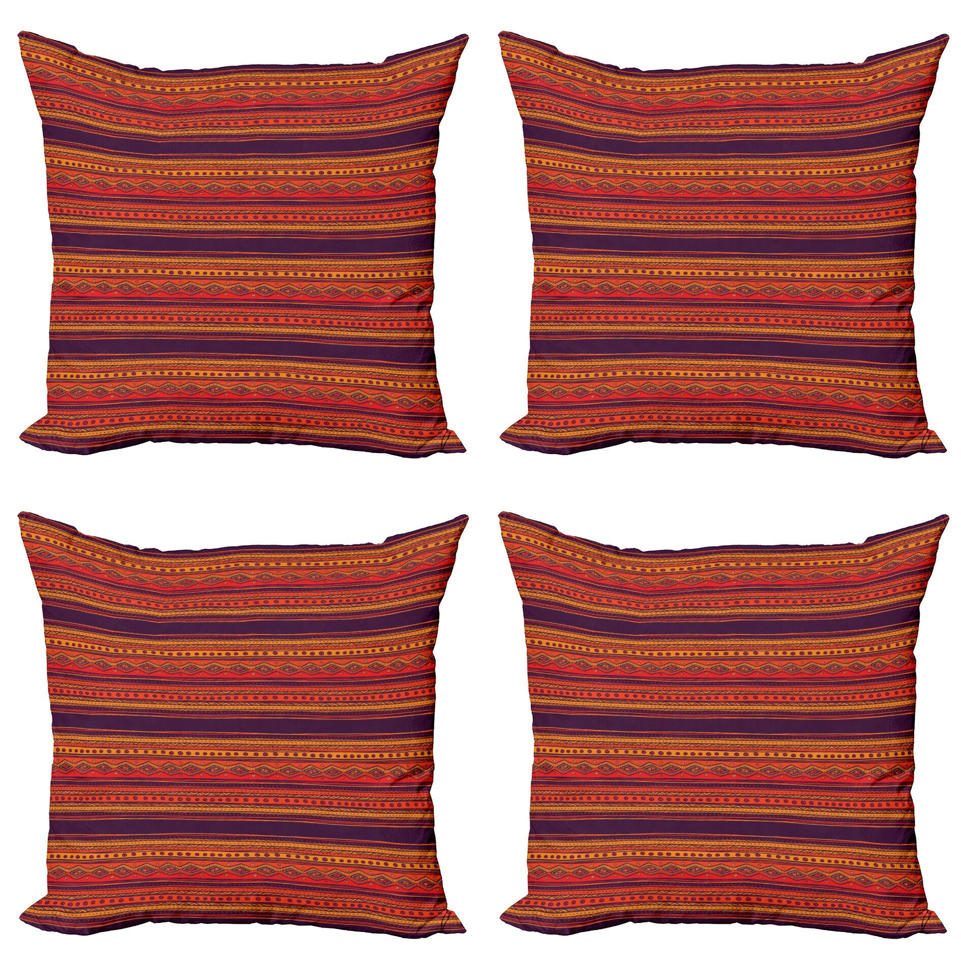 XFSRG Boho Kissenbezüge 45x45cm - Leinen Mit Zitronen-Muster 2er Set