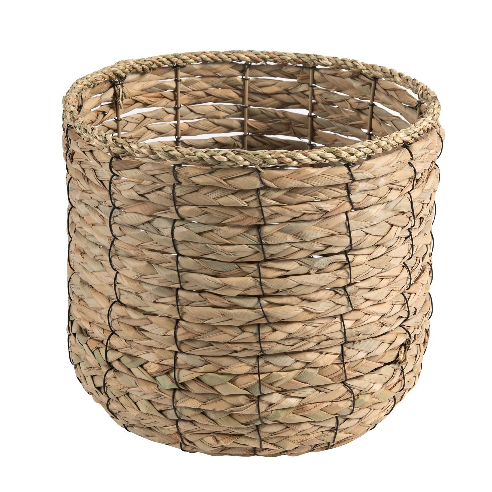 CARO-Möbel Dekokiste CEBU (Set), Seegraskorb Übertopfkorb Blumenkorb Natur günstig online kaufen