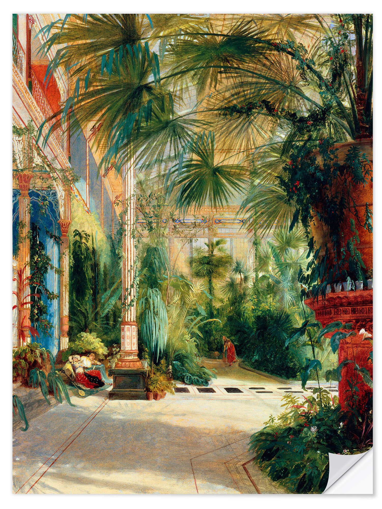 Posterlounge Poster Carl Blechen, Das Innere günstig online kaufen