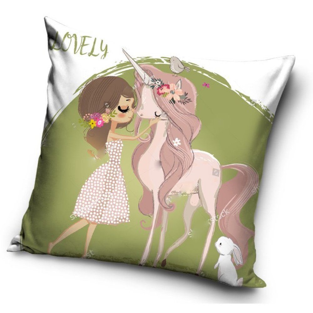 einhorn Kissenbezug Einhorn Kissenbezug Maße ca.: 40 x 40 cm, (1 Stück)