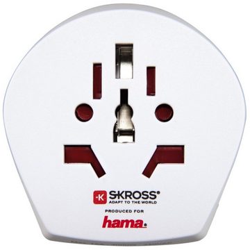 Hama SKROSS Reise-Stecker Strom-Adapter Welt-Reise Reiseadapter, 150 Länder