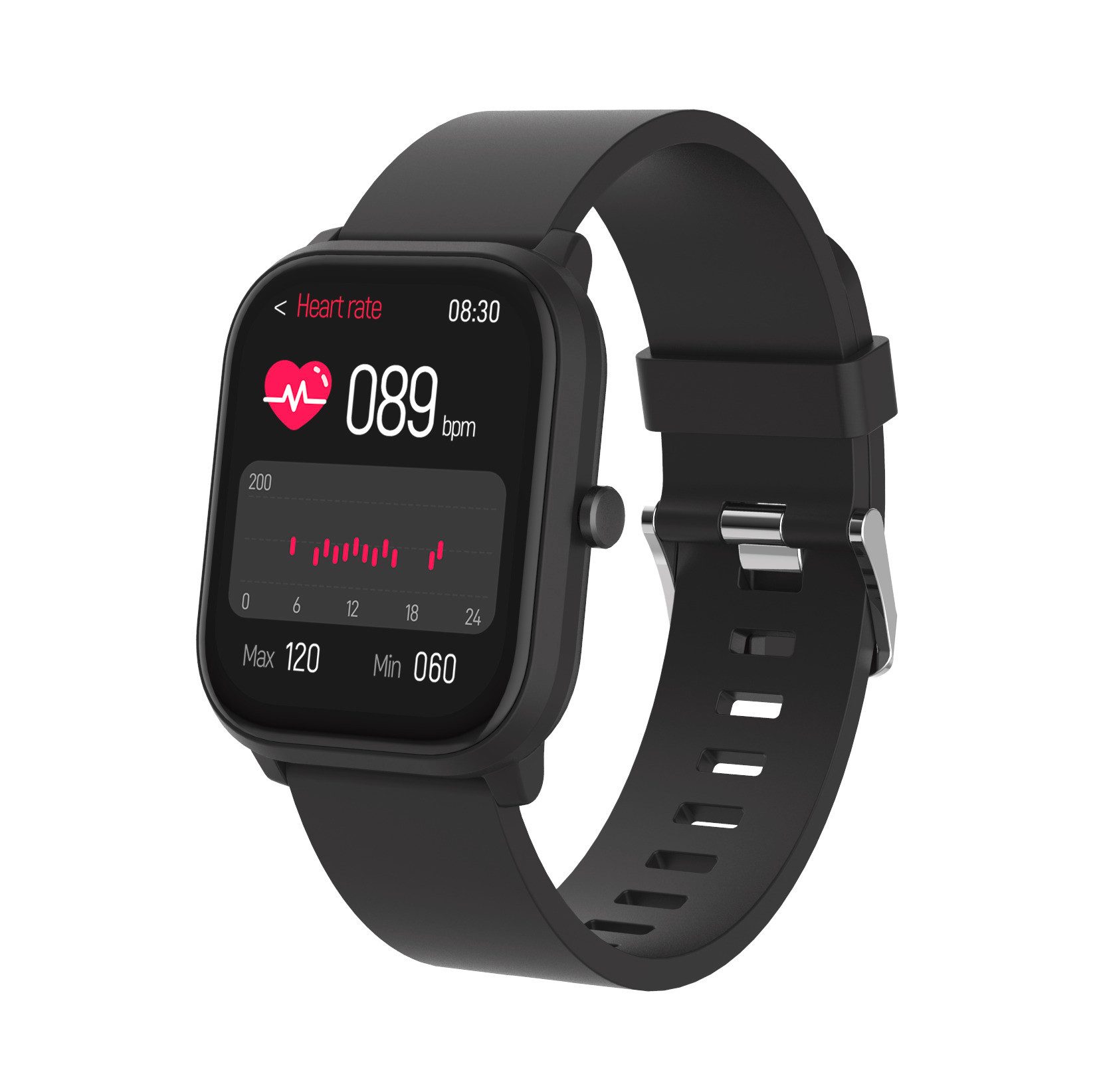 Denver Denver SWK-120B Smartwatch (4,4 cm/1,8 Zoll, Proprietär (herstellerspezifisch), Staubdicht