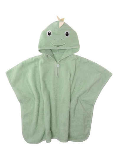 Liliput Poncho Dino mit bestickter Kapuze