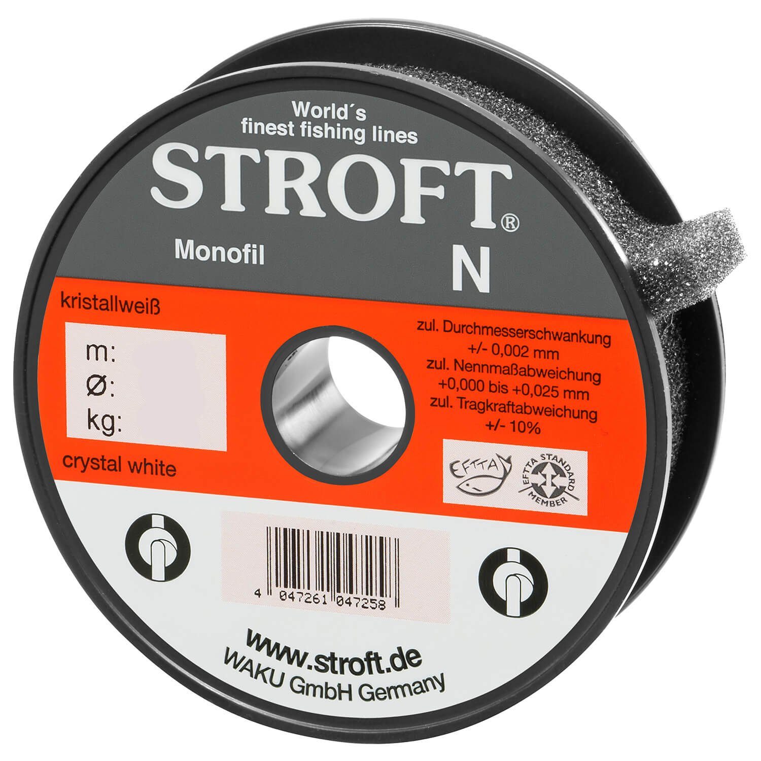 Stroft Angelschnur Schnur STROFT N Monofile 100m, 100 m Länge, 0.20 mm Fadendurchmesser, (1-St), 3.3kg Tragkraft