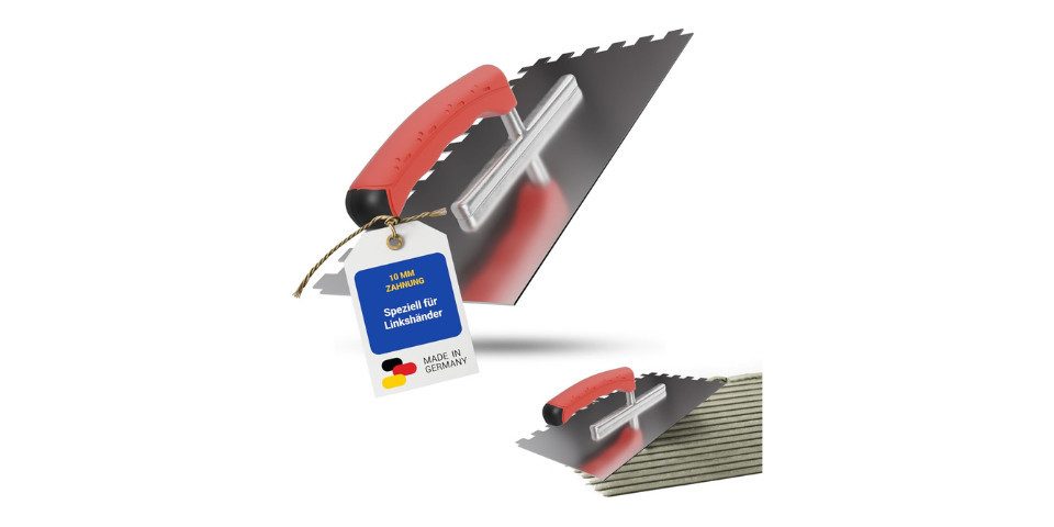 Karl Dahm Zahnkelle Karl Dahm® Softgriff-Zahnkelle für Linkshänder - Rostfreier Edelstahl