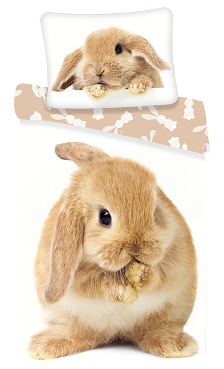 Jerry Fabrics Kinderbettwäsche Kaninchen, Renforcé, 2 günstig online kaufen