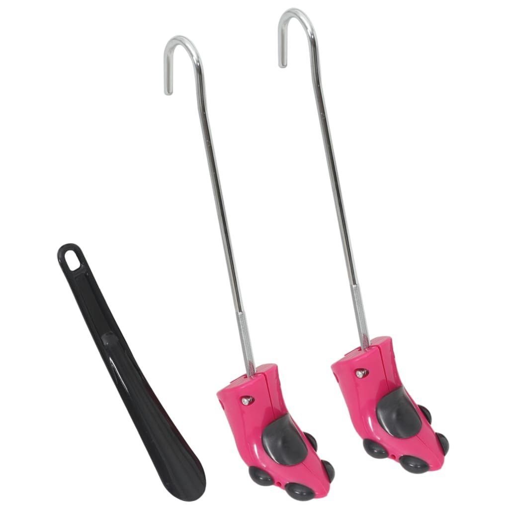 (1-tlg) Schuhspanner vidaXL Schuhanzieher mit Stiefelspanner 34-40 Kunststoff EU Rosa