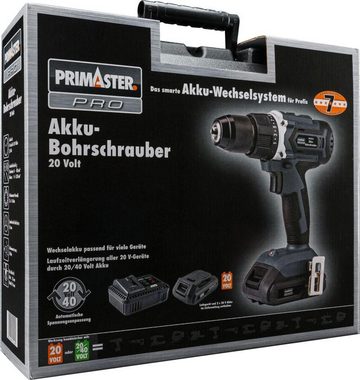 Primaster Akku-Bohrschrauber Primaster Pro Akku-Bohrschrauber PAS20BL-W 20 V