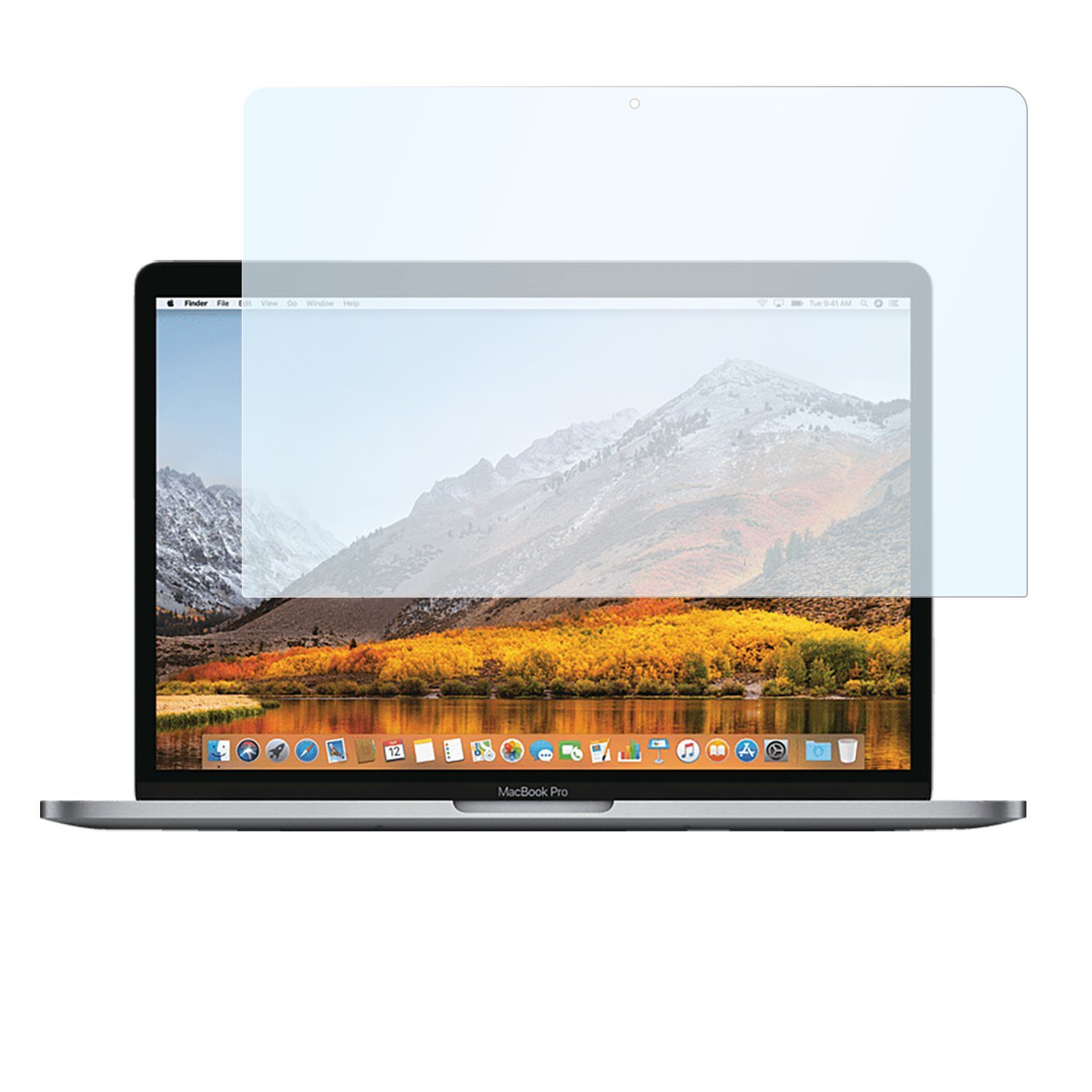 SLABO Schutzfolie 2x Panzerschutzfolie Shockproof, Apple MacBook Pro 13" (2018 - 2020)